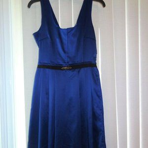 EUC Simply Vera Royal Blue Sleeveless Dress 2